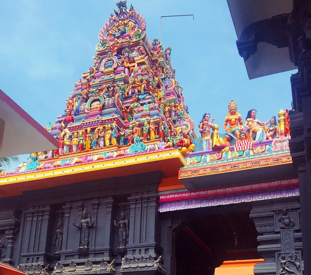 Festival celebrations at Attukal Bhagavathy Temple with decorated sanctum and devotees