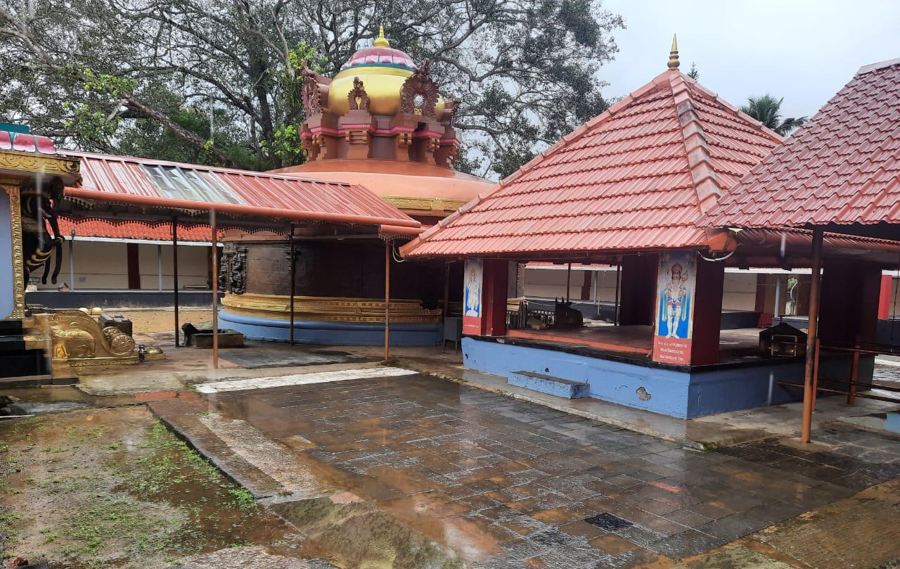 Front view of Melattingal Siva Temple Thiruvananthapuram