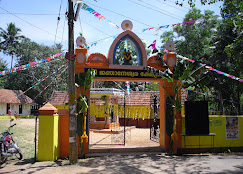 Anchuthengu Sree Njaneswara Temple main sanctum in Thiruvananthapuram