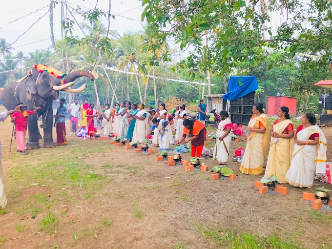 Lord Shiva idol at Sree Njaneswara Temple Anchuthengu Kerala