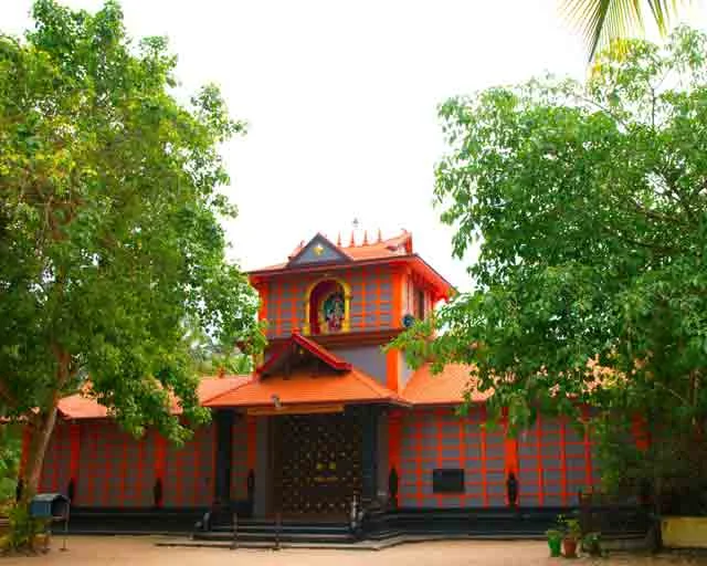 Front view of Padikkavilakam Bhagavathy Temple Thiruvananthapuram