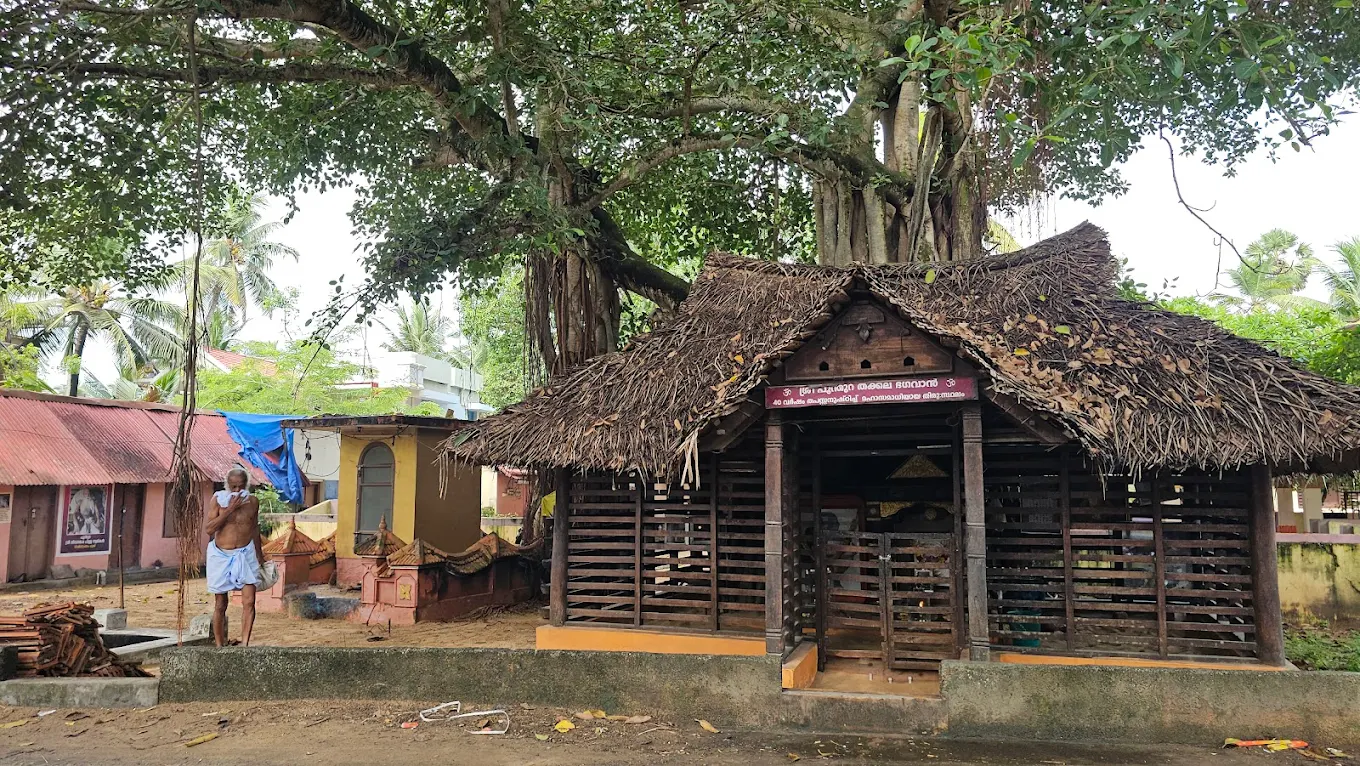 Devotees offering prayers at Poonthura Shree Thakkalaswamy Jeevasamadhi Temple
