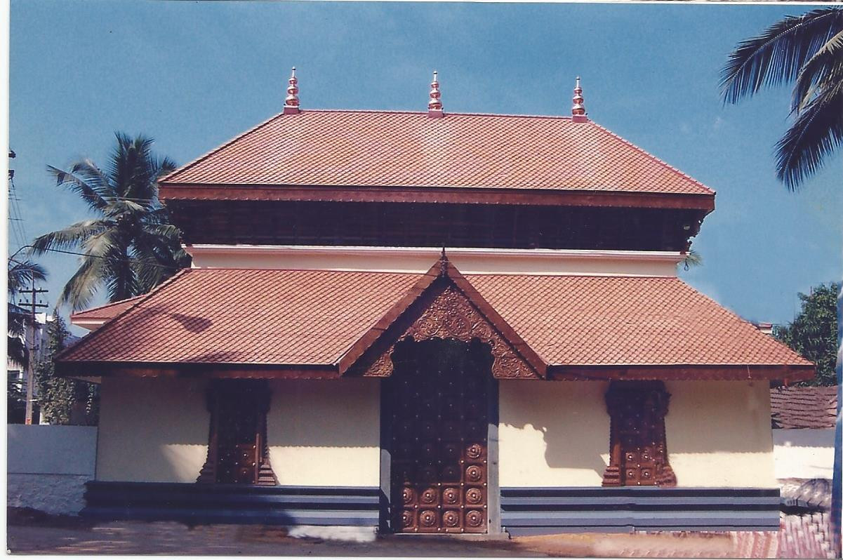 Front View at Thycaud Sri Dharma Sastha Temple