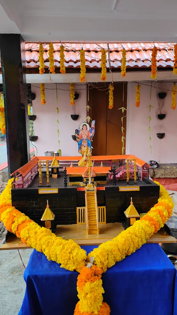 Side View of Thycaud Sri Dharma Sastha Temple