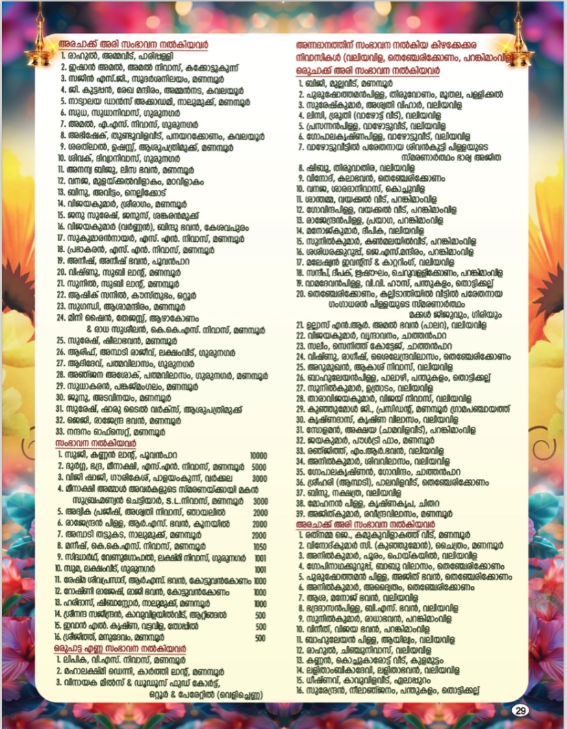 Pongala Offering Ashwathi Thirunal Festival Kerala