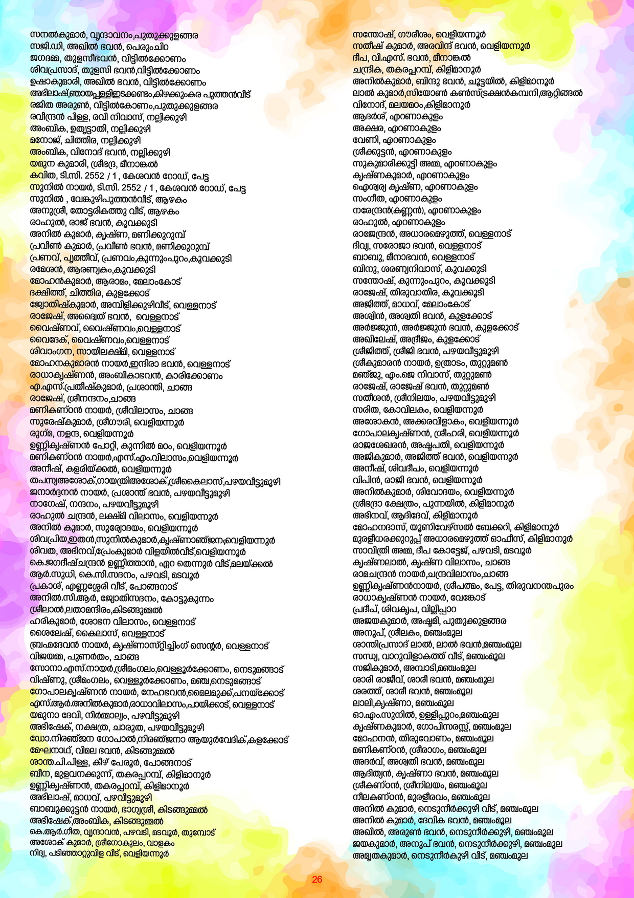 Traditional Kerala attire during festival