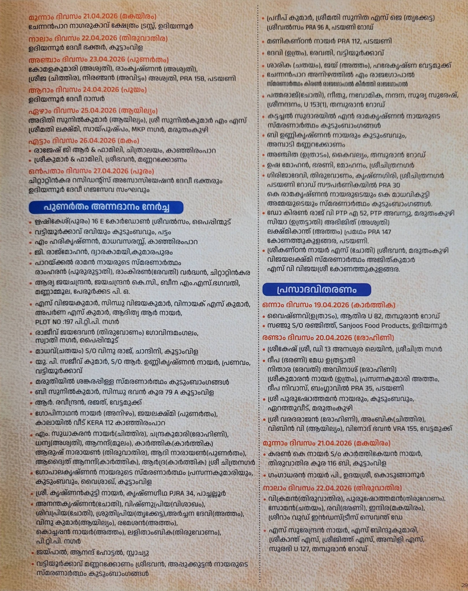 Women devotees in traditional attire during Pongala