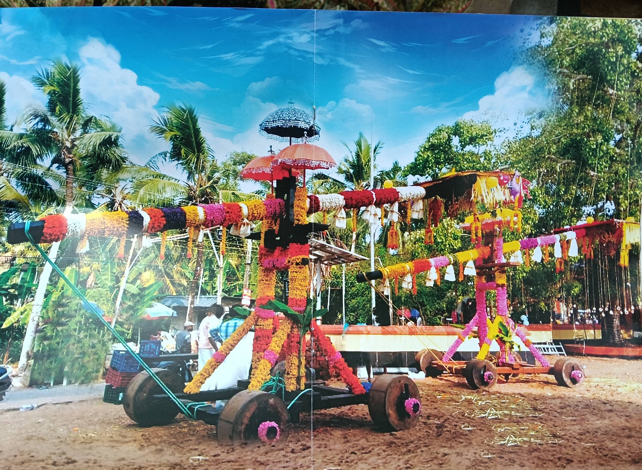 Evening Deeparadhana at Sree Palkara Bhagavathy Temple