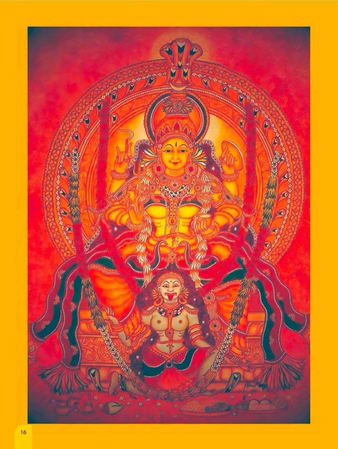 Devotees performing Usha Pooja at Attukal Temple