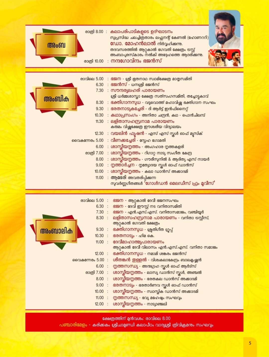 Attukal Temple during Pongala Mahotsavam 2026 evening