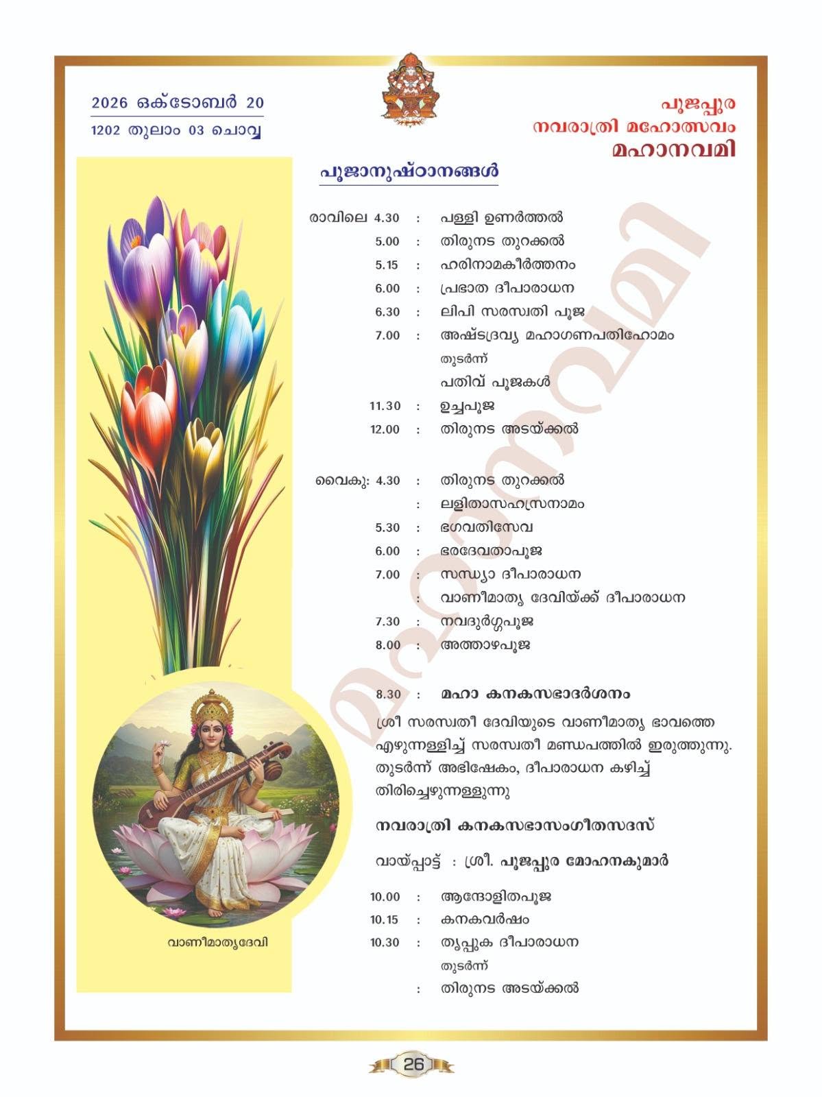 Navaratri Festival celebrations