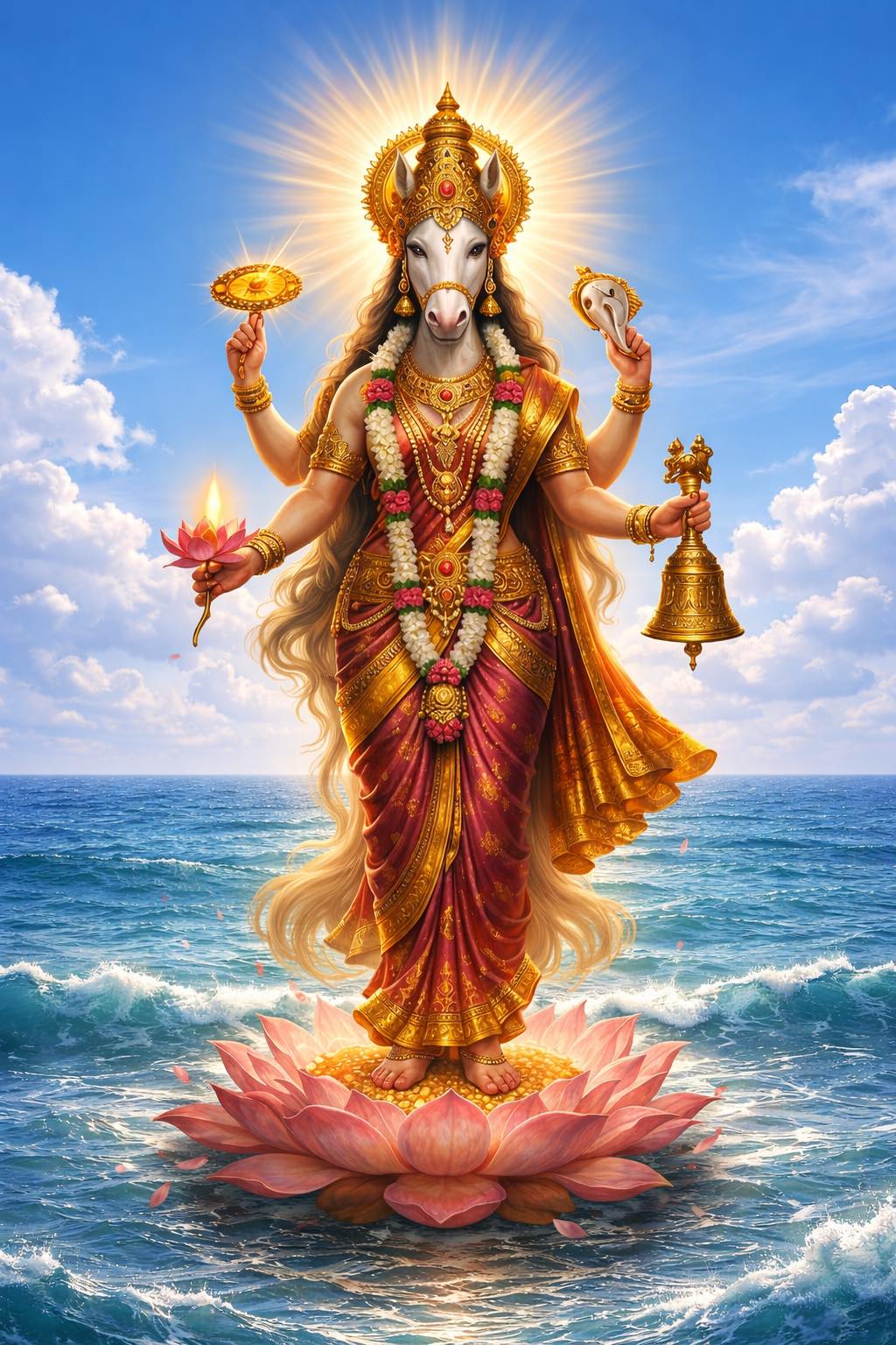 Darshan of Hayamukhi Devi